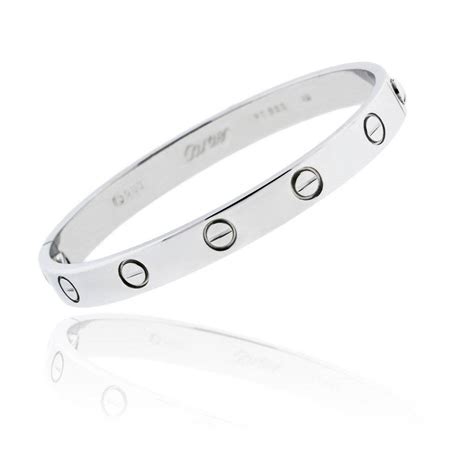 cartier baby bracelet - cartier love bracelet in silver.